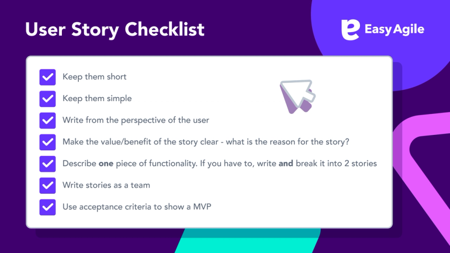 user story checklist