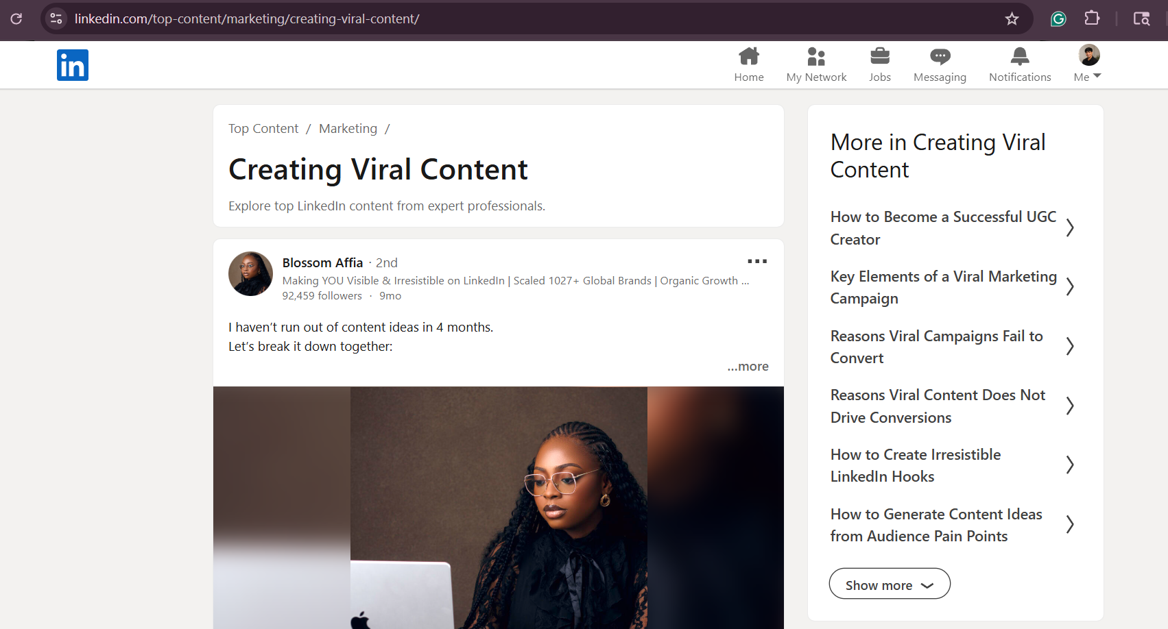 AuthorityMax blog inline image: LinkedIn content ideas 7
