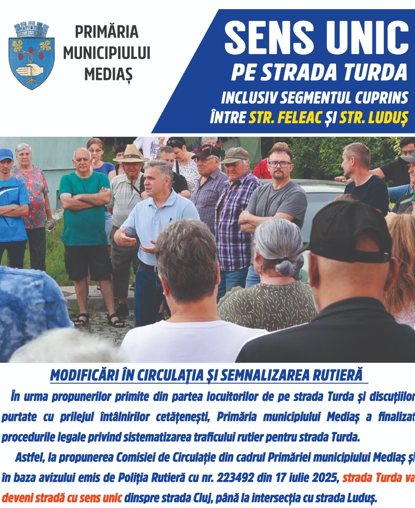strada turda - Mediaș - sens - trafic