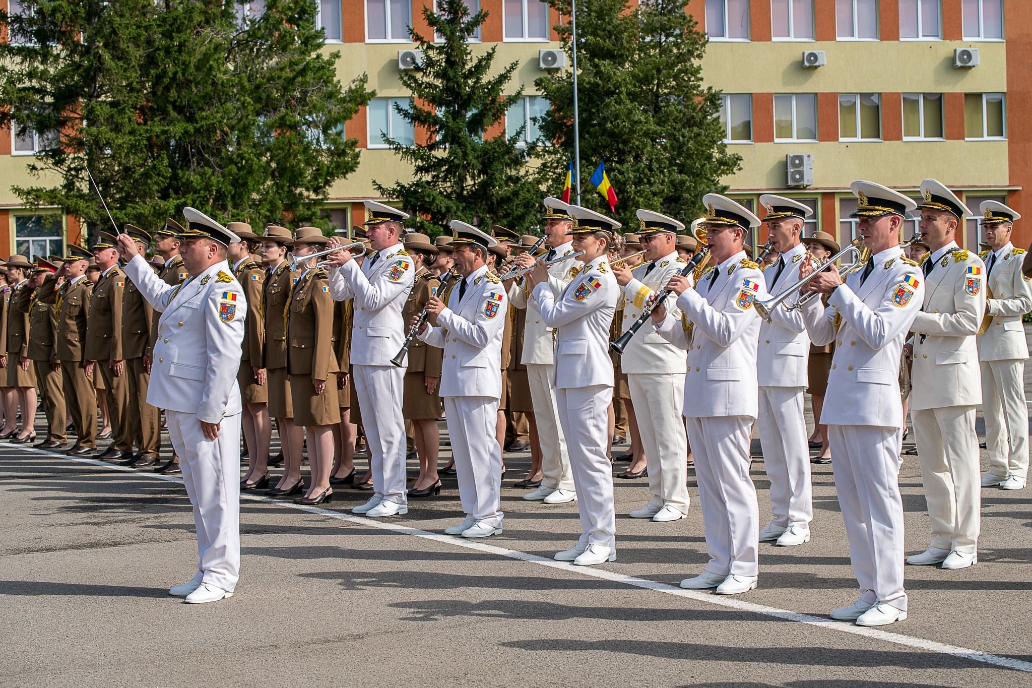 Imnul de Stat al României, celebrat de militarii din Sibiu