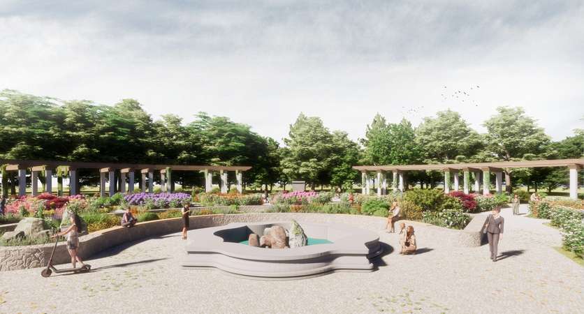 parcul sub arini - sibiu - rozariu