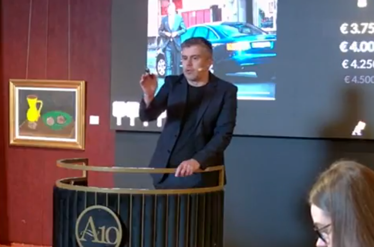 licitatie - artmark - mașina - Audi A6 - Klaus Iohannis - Sibiu - primar auto