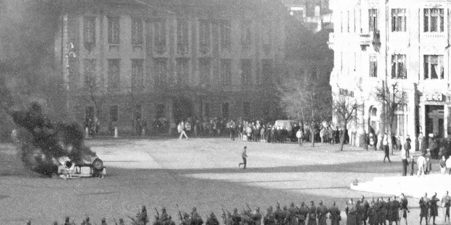 piata mare - sibiu - primul spatiu liber - revolte anticomuniste - revolutie - decembrie 89