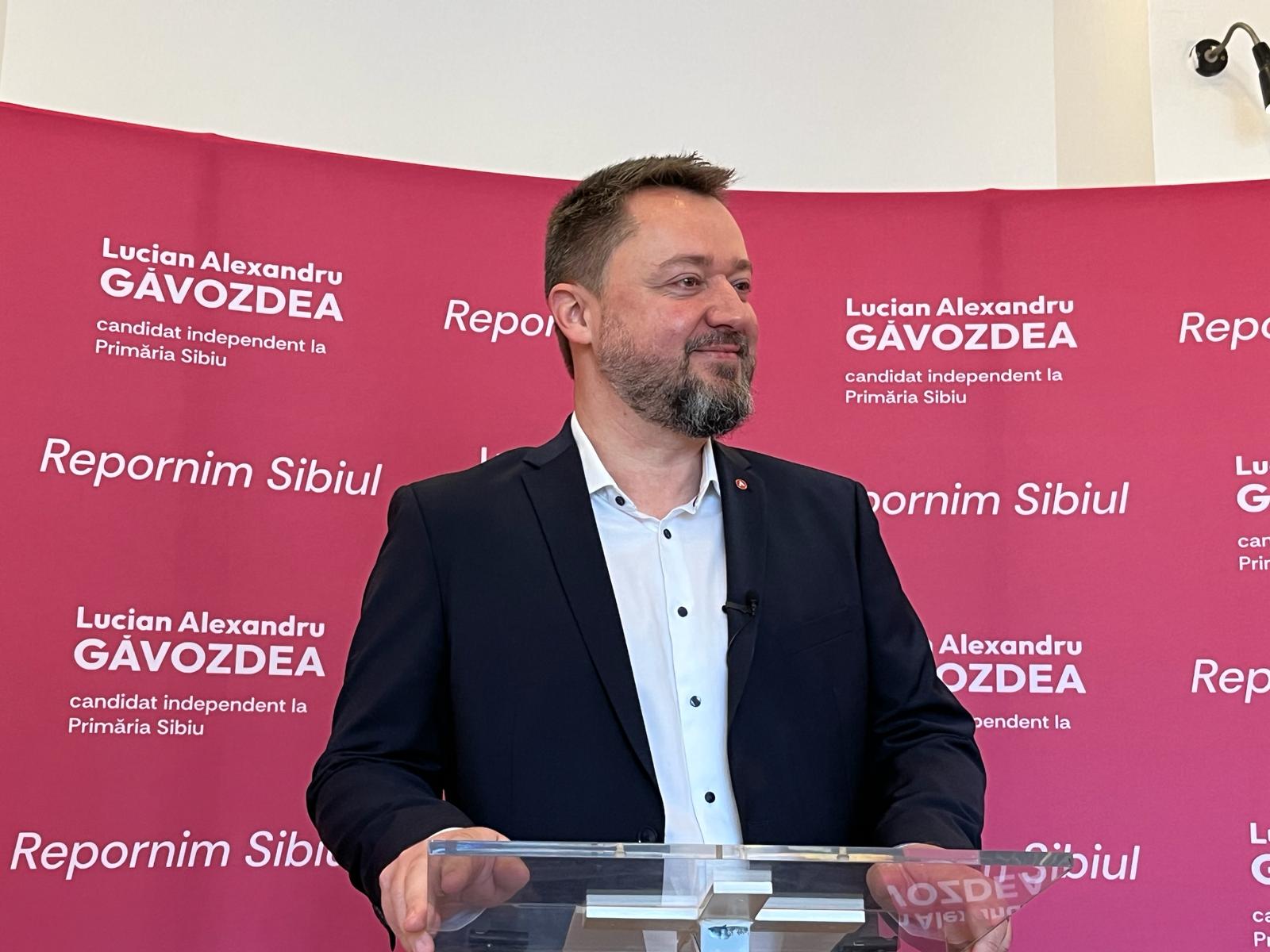 lucian gavozdea - candidat  independent- primaria sibiu