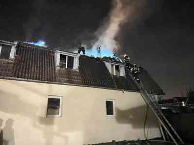 incendiu - Sibiu - croitorie - strada timisoara - ISU Sibiu