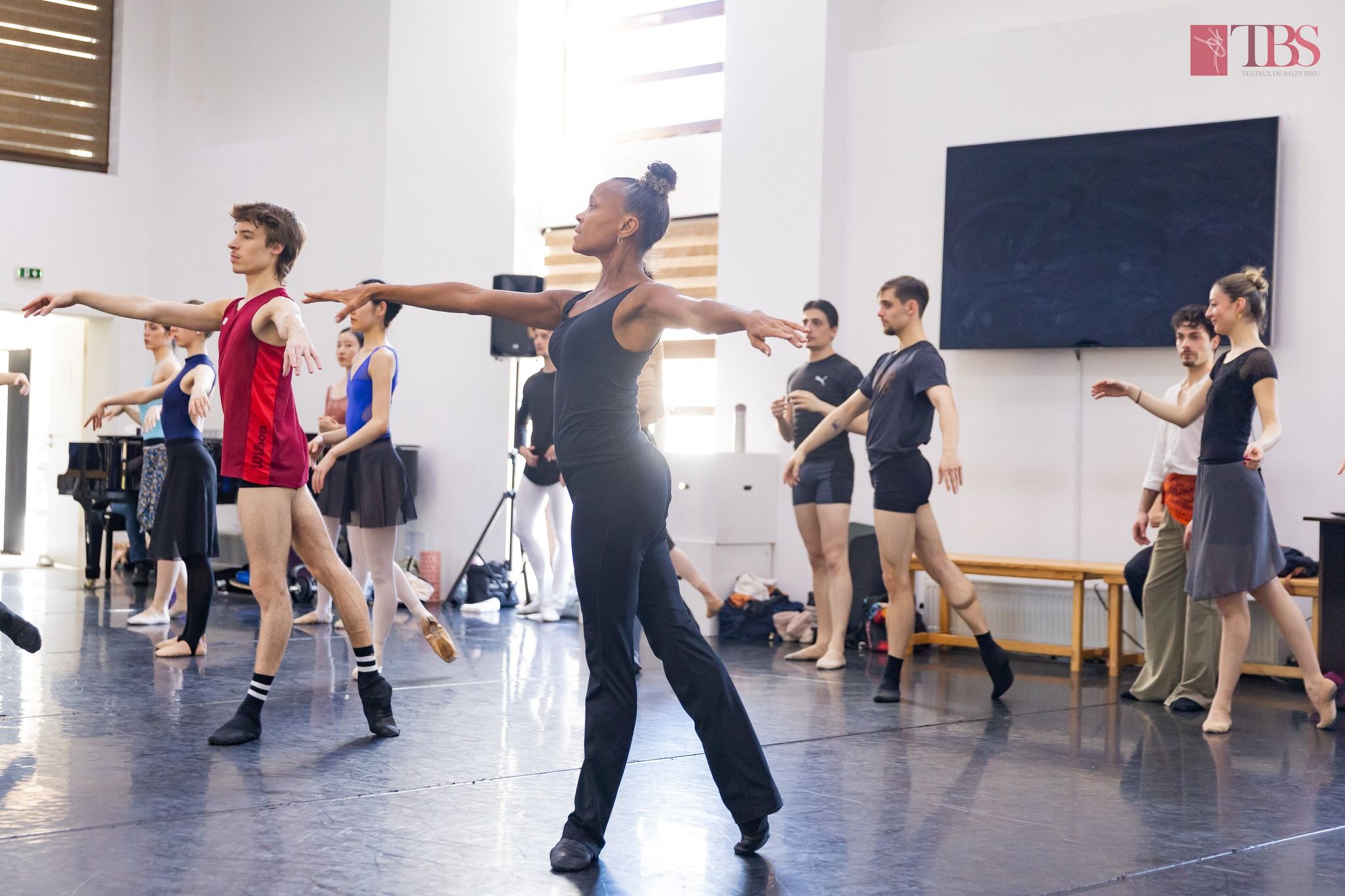 Teatru de Balet Sibiu - dans - pregatire - Christina Johnson - balet