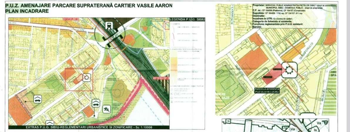 parcare - supraetajata - vasile aaron- piata agoalimentara