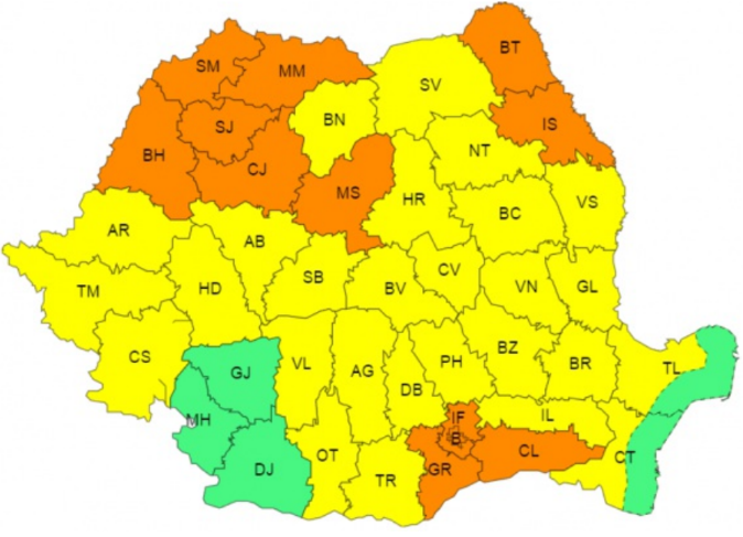 anm -canicula - meteo - cod galben 