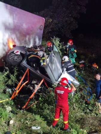 accident - dn1 sibiu - TIR 