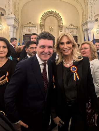 receptie - raluca turcan  - ziua nationala 