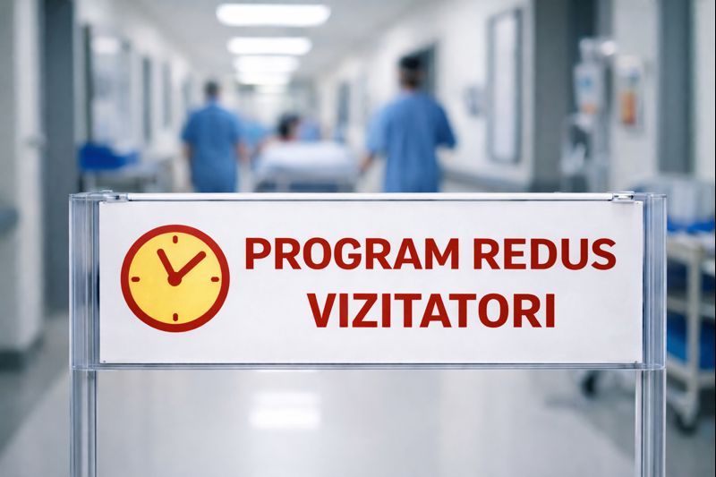 Spital Pneumoftiziologie - Sibiu - acces  aparținători-  bolnavi -  RESTRICȚII -  GRIPA 