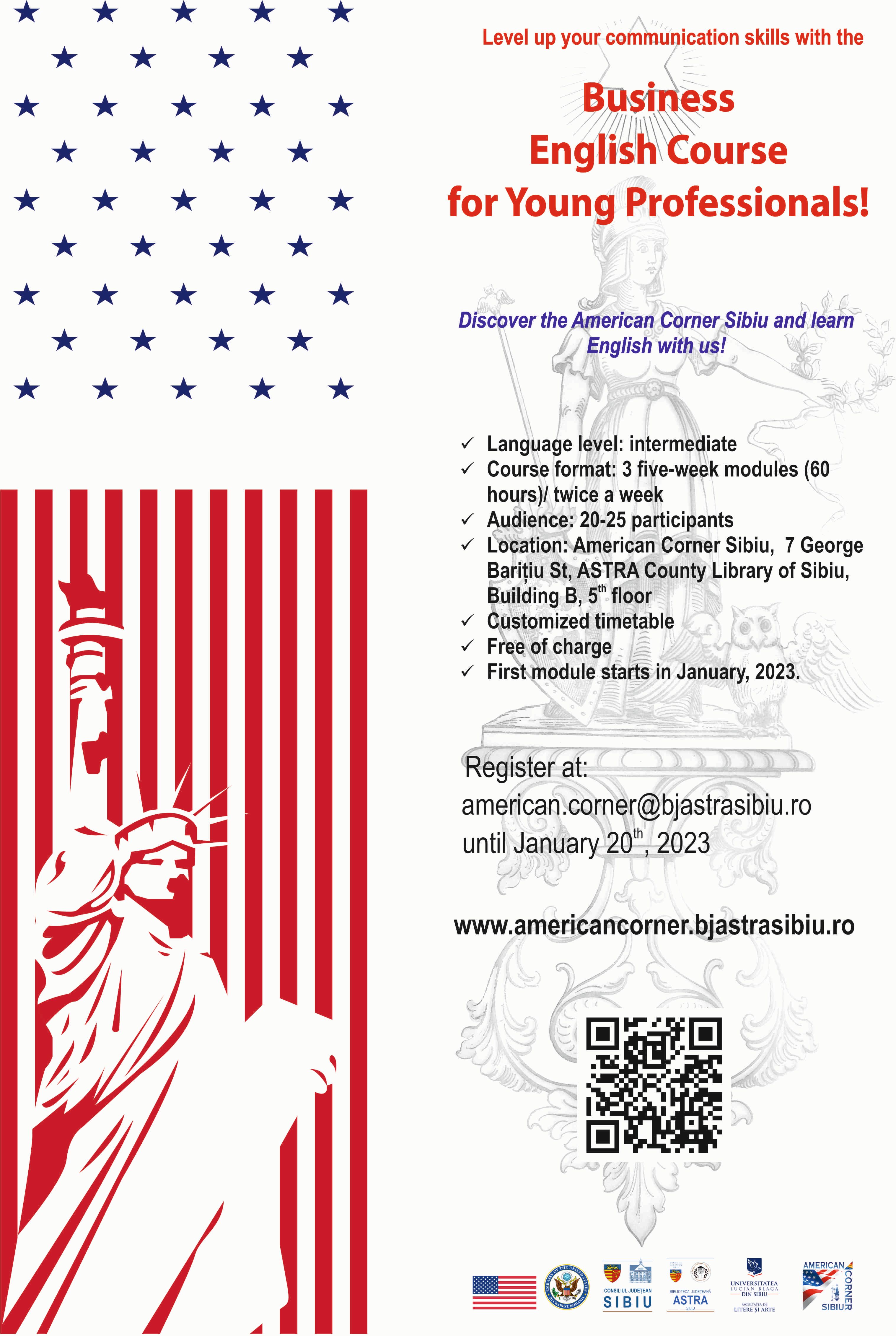 american - corner- sibiu - curs - engleză -gratuit-afaceri