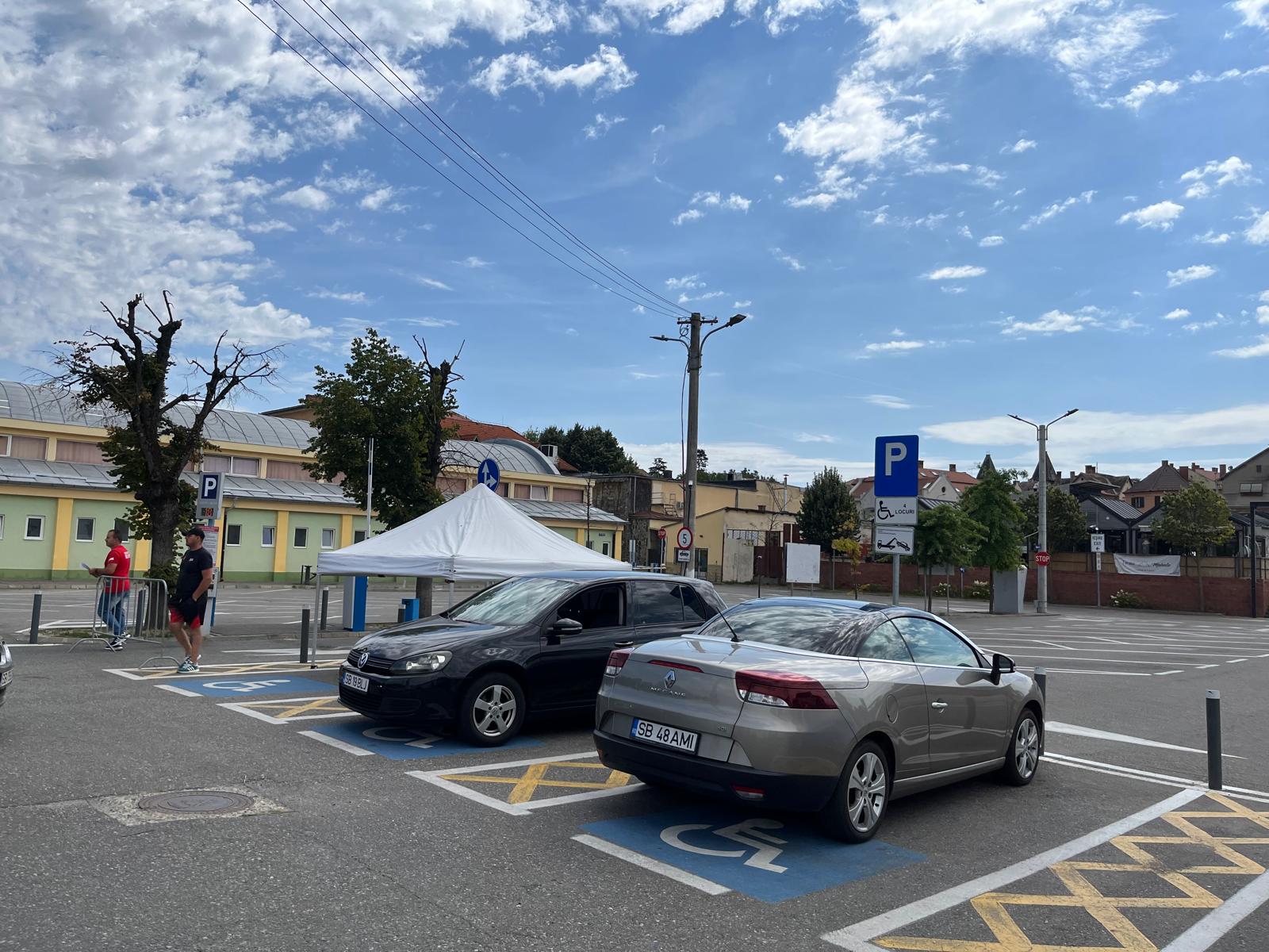 parcarea teatrului - sibiu - inchisa - intalnirea sasilor - 