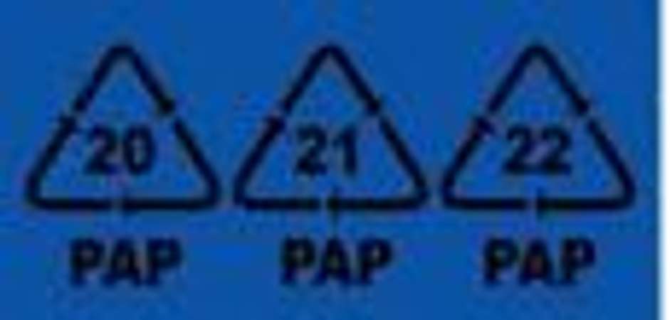 simbol hartie - ambalaje