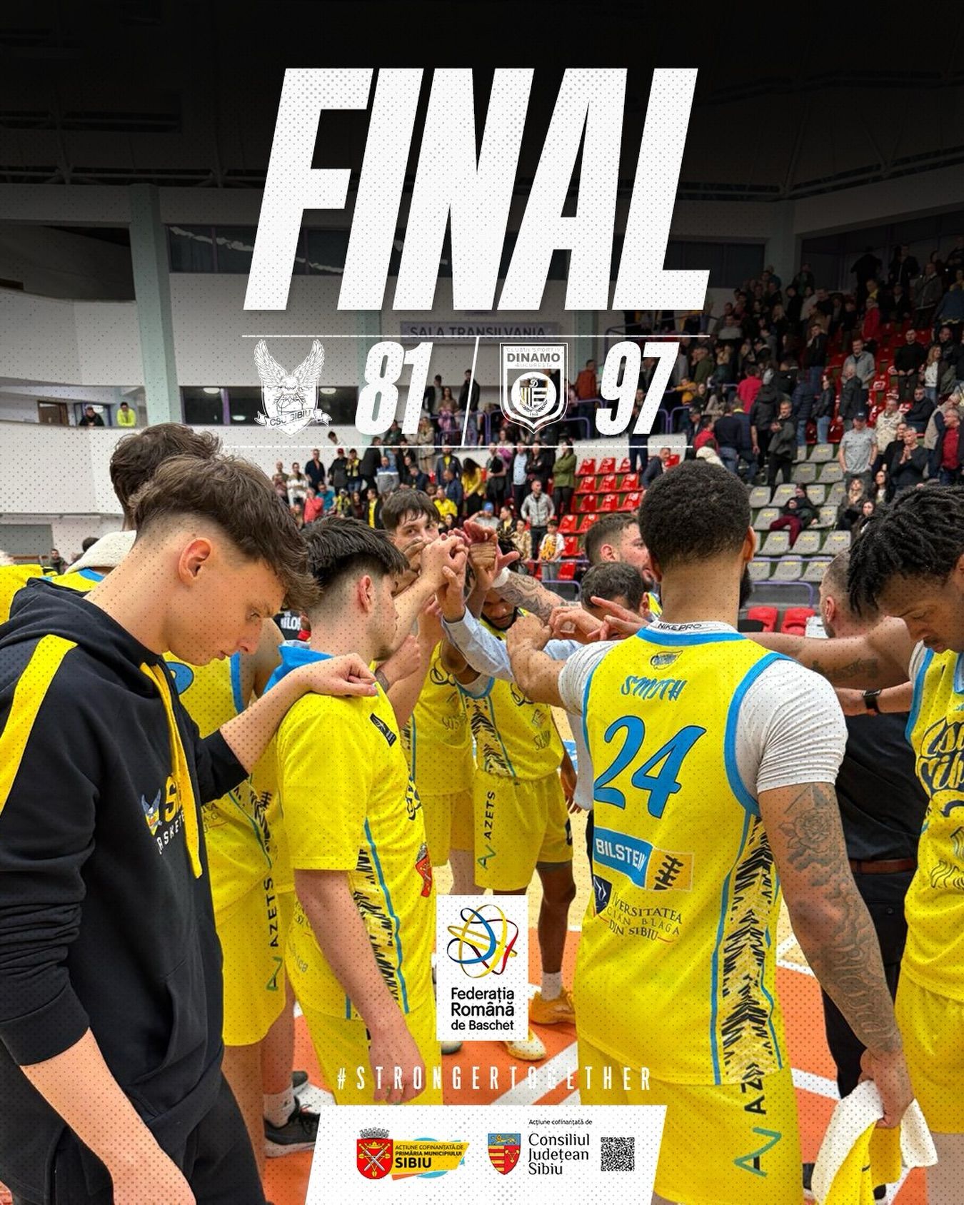 CSU Sibiu - Dinamo Bucuresti - Baschet -  acasă confruntare 