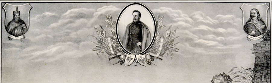 Alexandru Ioan Cuza - Sibiu - Brukenthal - Litografie