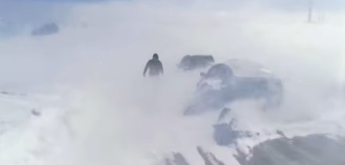 Viscol puternic -  DN 67C - mașini blocate -  Rânca 