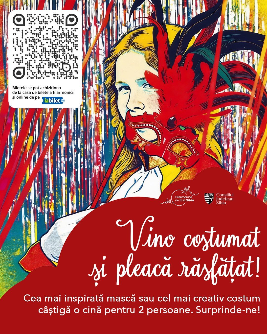 Carnaval - Sala Thalia- Sibiu - premii - concert - mascați