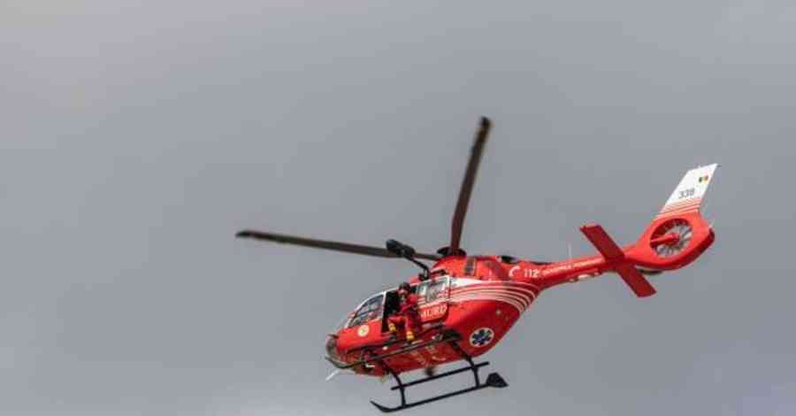 Elocopter SMURD - copil - balot de fan - ISU Sibiu