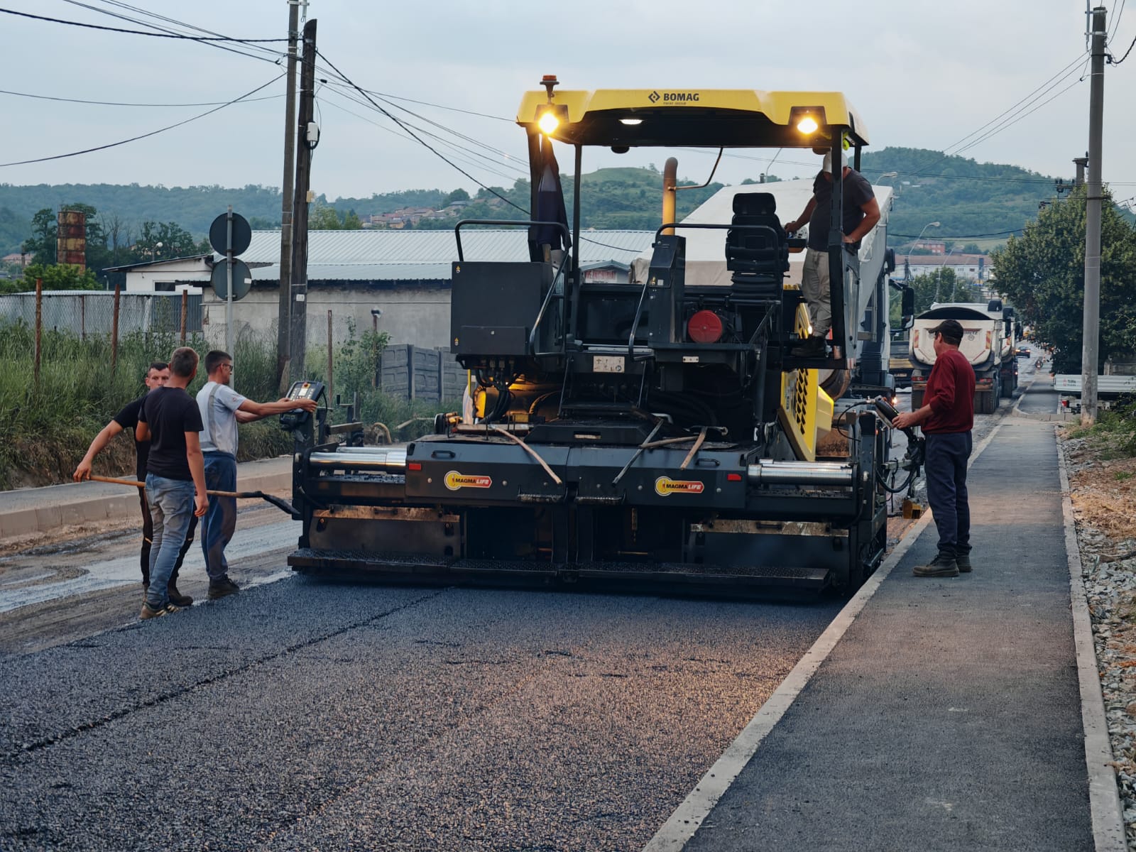 asfaltare - Sibiu - reamenajare - Strada Luxemburg