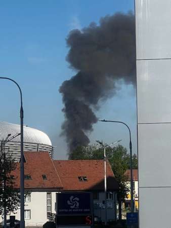 incendiu - sibiu - fum 