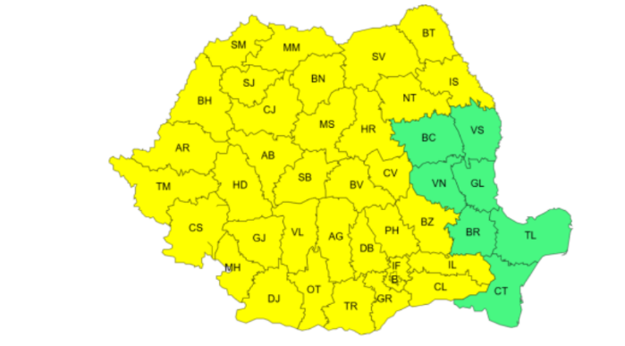 CANICULĂ -  vijelii - Sibiu - vineri 