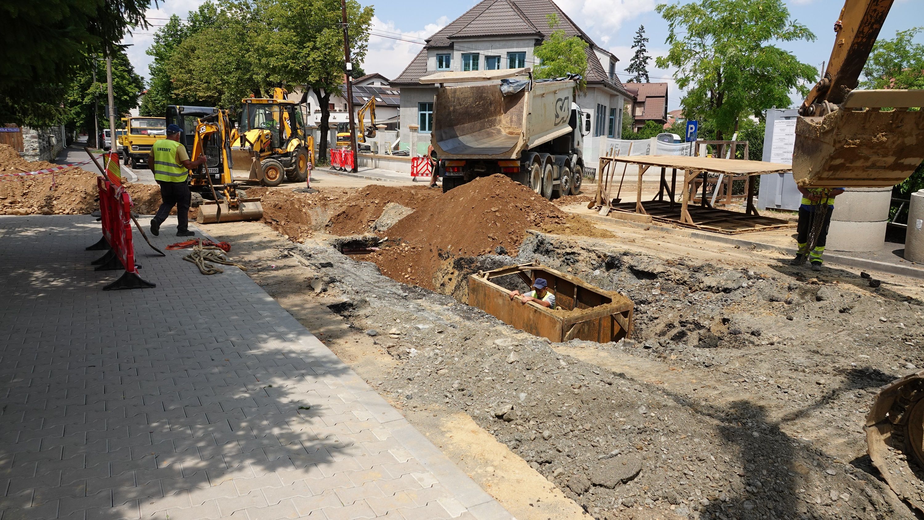 șantiere - Sibiu -lucrări -  apă și canalizare  - avize 