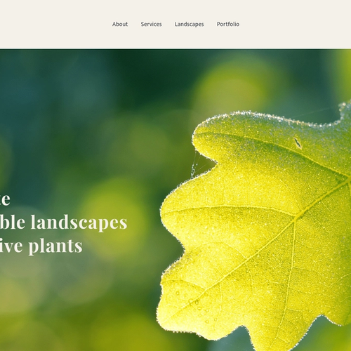 Conversion Focused Web Design for Sustainable Landscape Firm