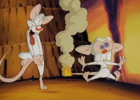 Pinky and the Brain say Ouch