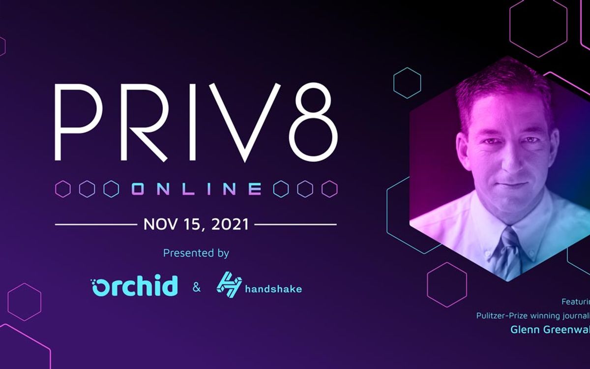 The Priv8 Virtual Privacy Summit Returns with Featured Speaker Glenn Greenwald