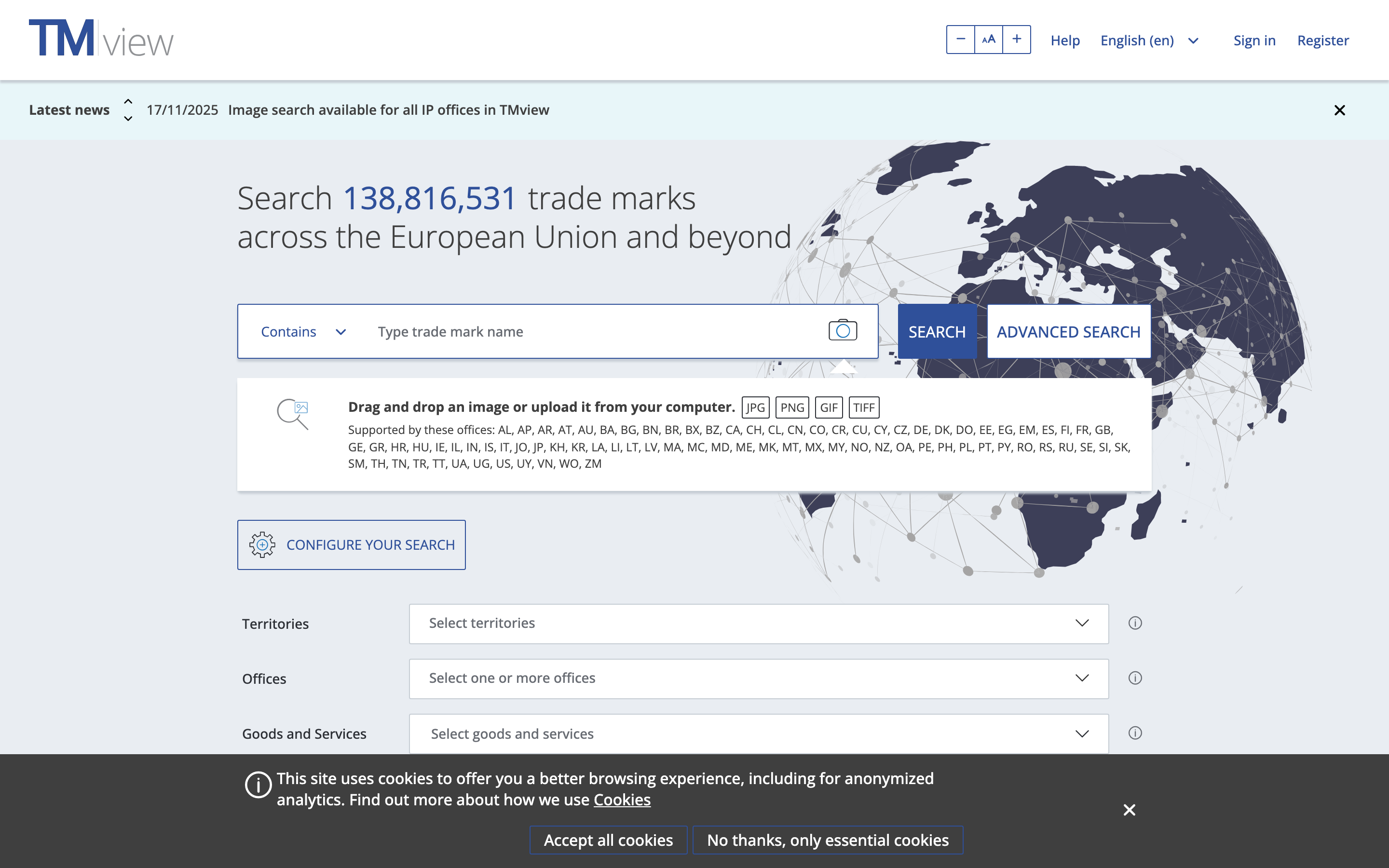 TMview, search over 138 million trade marks across the EU and beyond