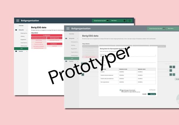 Prototype af hjemmeside med mulighed for at taste egne data ind