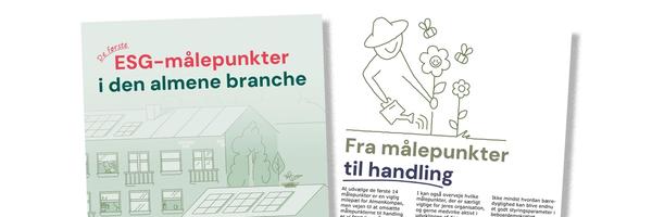Nu er de her! Den almene branches første fælles målepunkter