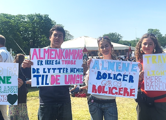 AlmenKompas og 180 unge kickstartede Folkemødet 2025