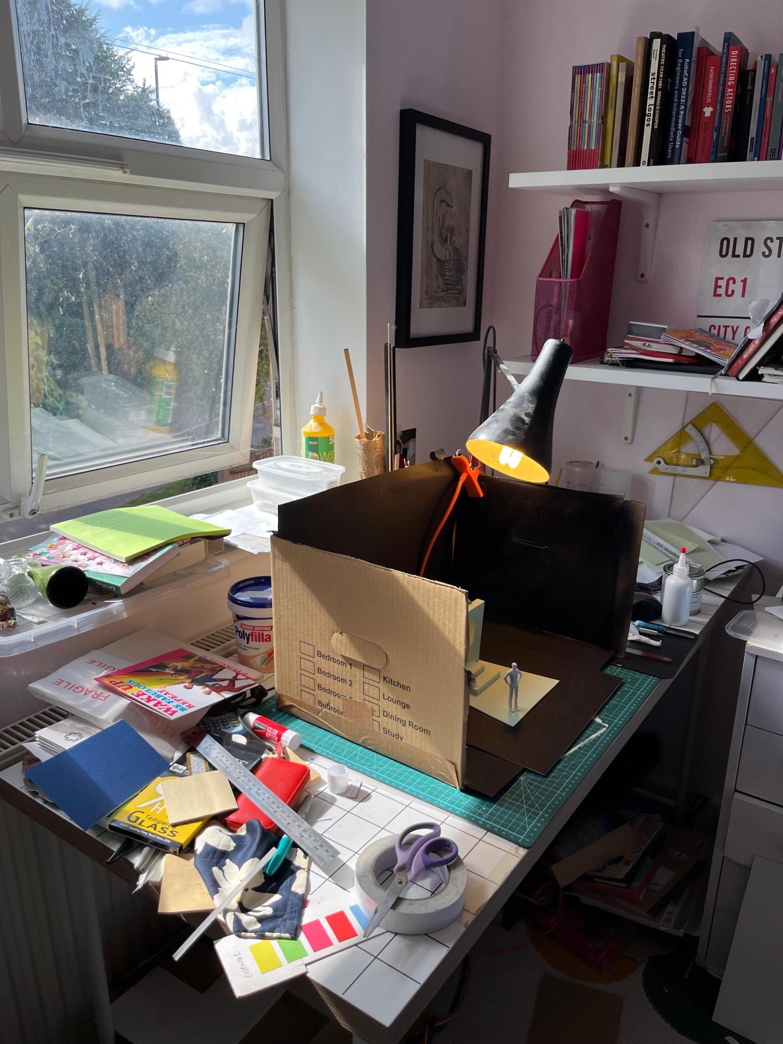 Mim Houghton's studio