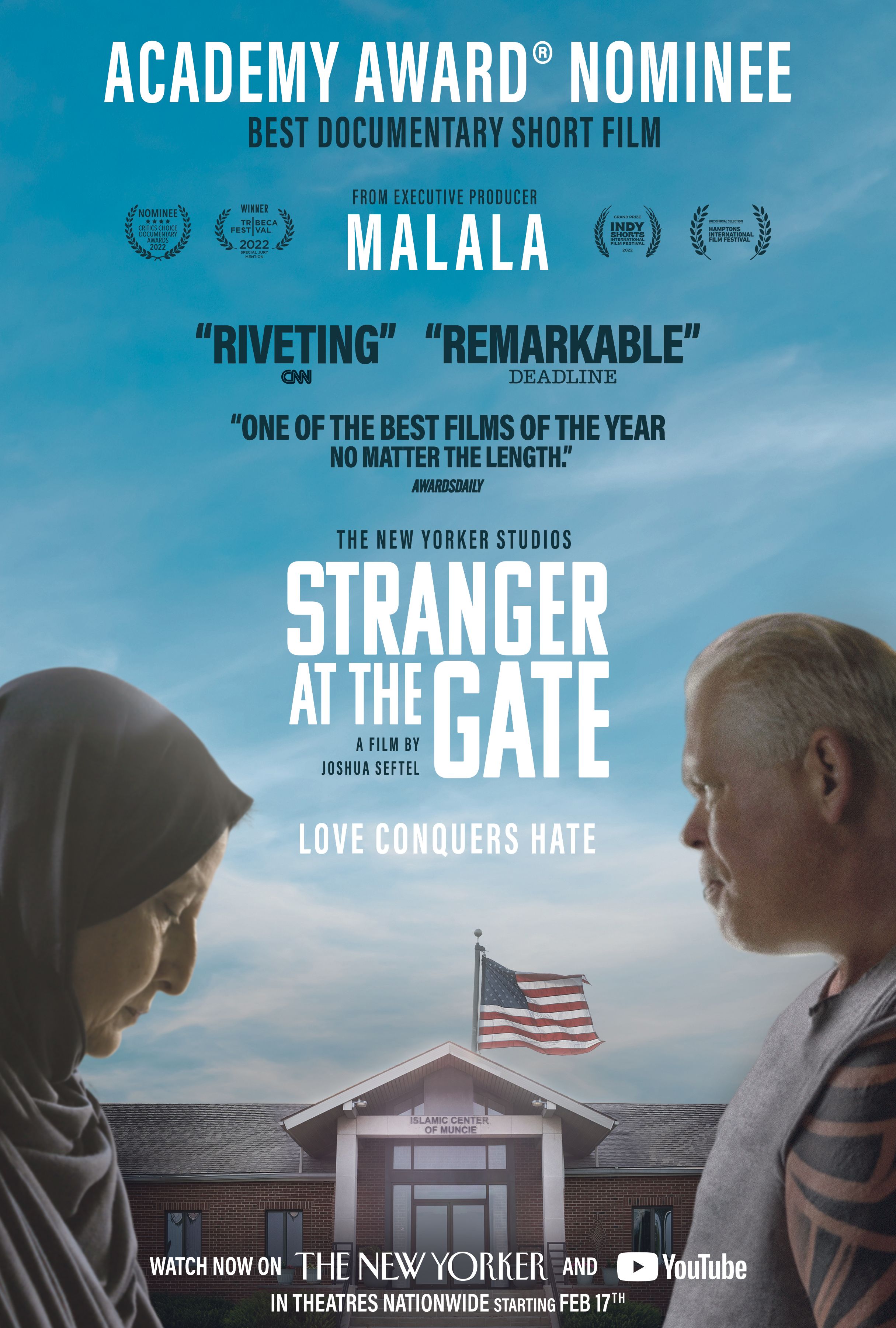 Film poster for Stranger at the Gate.