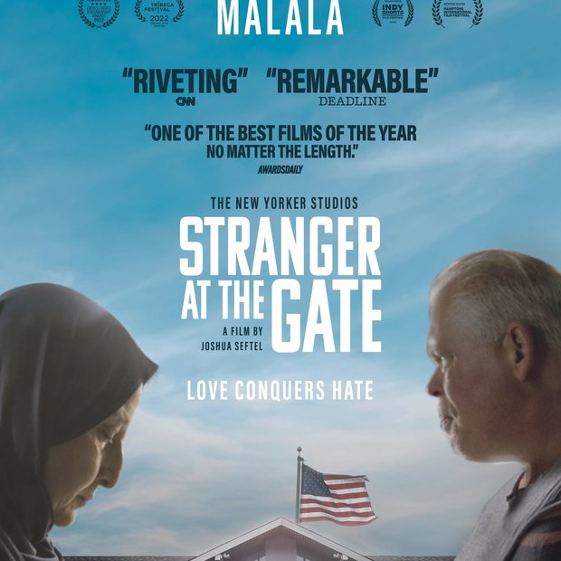 Film poster for Stranger at the Gate.