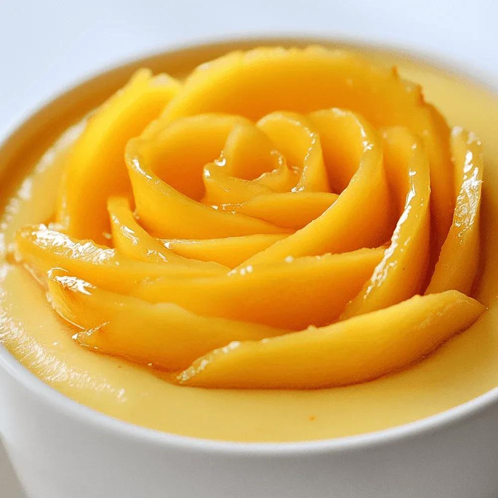 Mango Pudding | Greenstew