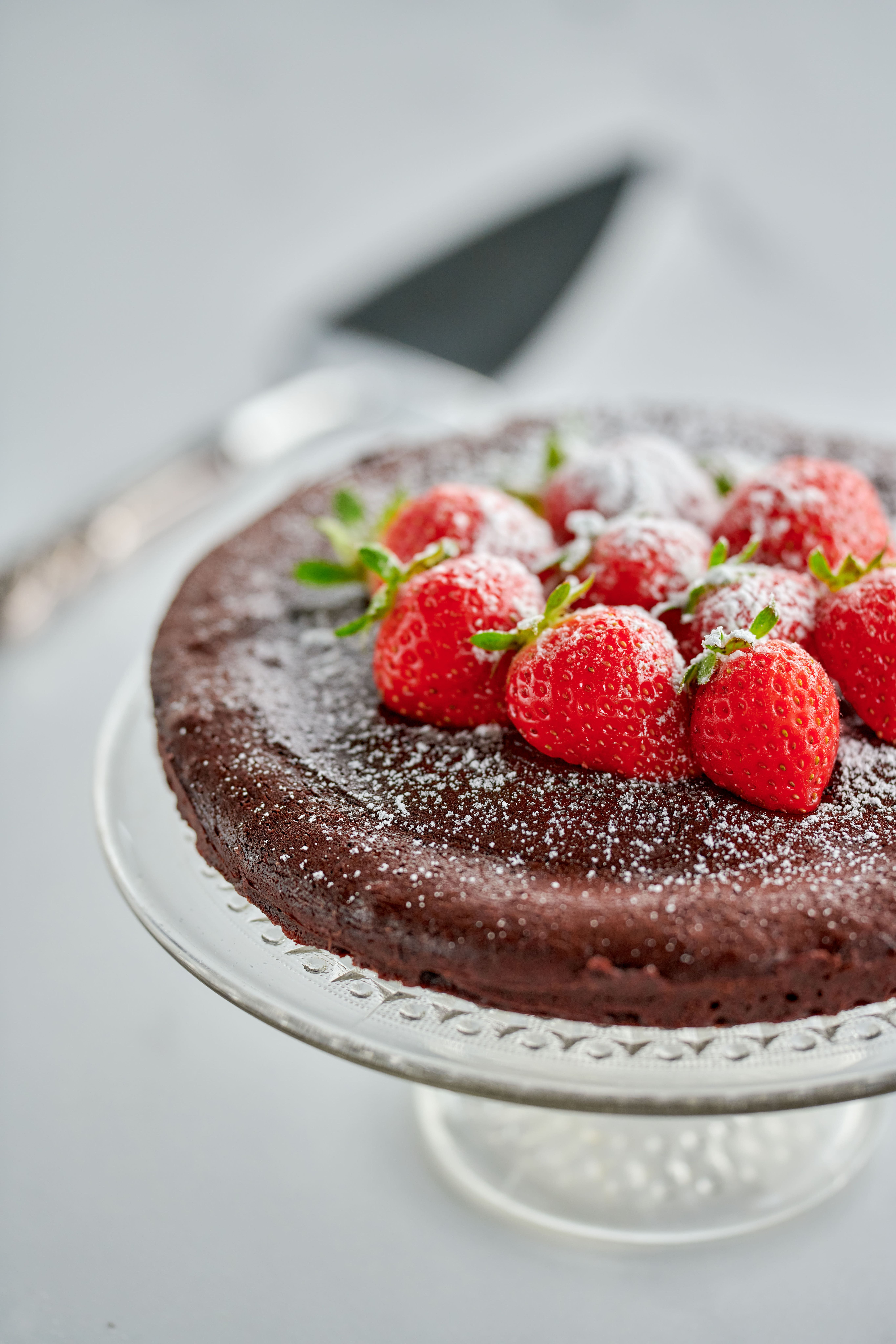 Sukkerfri, nydelig kladdkake