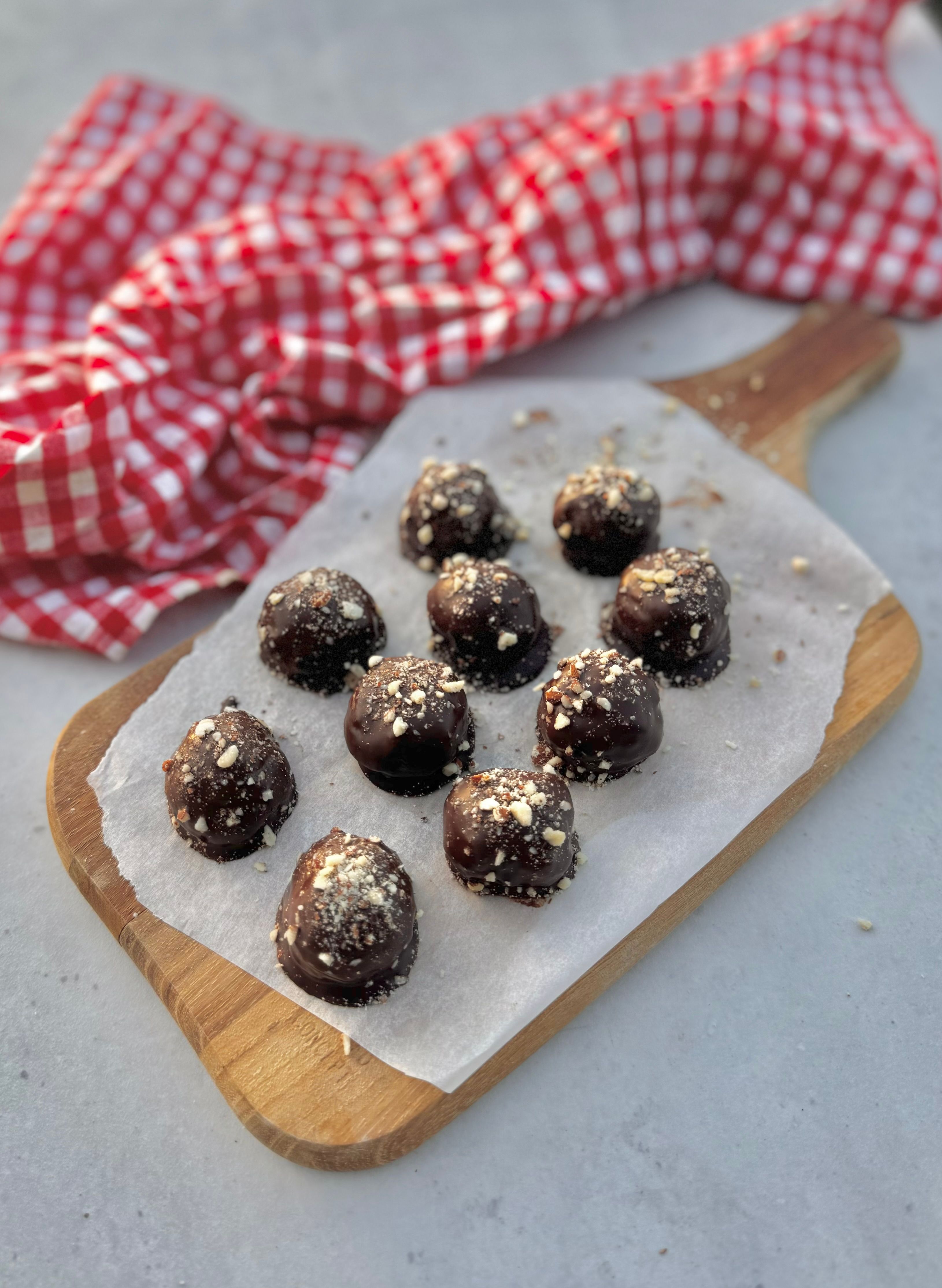 Nøttekonfekt-kuler med smak av jul