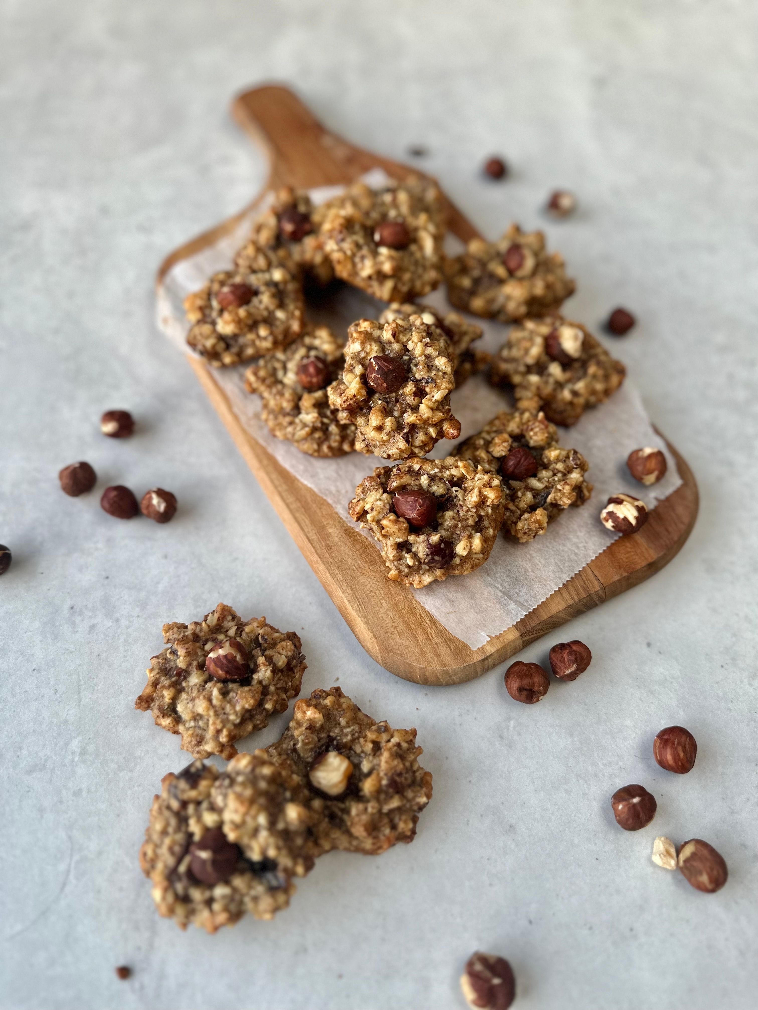 Sukkerfrie, søte og seige nøttekjeks - perfekt til jul!