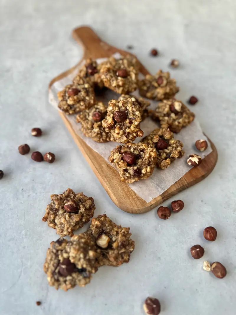 Sukkerfrie, søte og seige nøttekjeks - perfekt til jul!