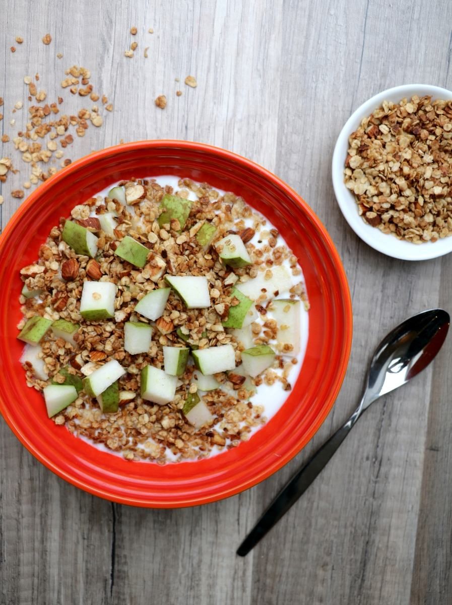 Pannestekt müsli på 1-2-3