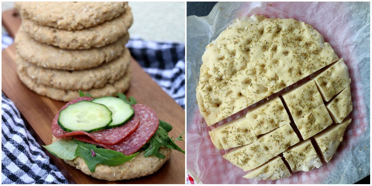 Glutenfritt nistebrød & glutenfri focaccia