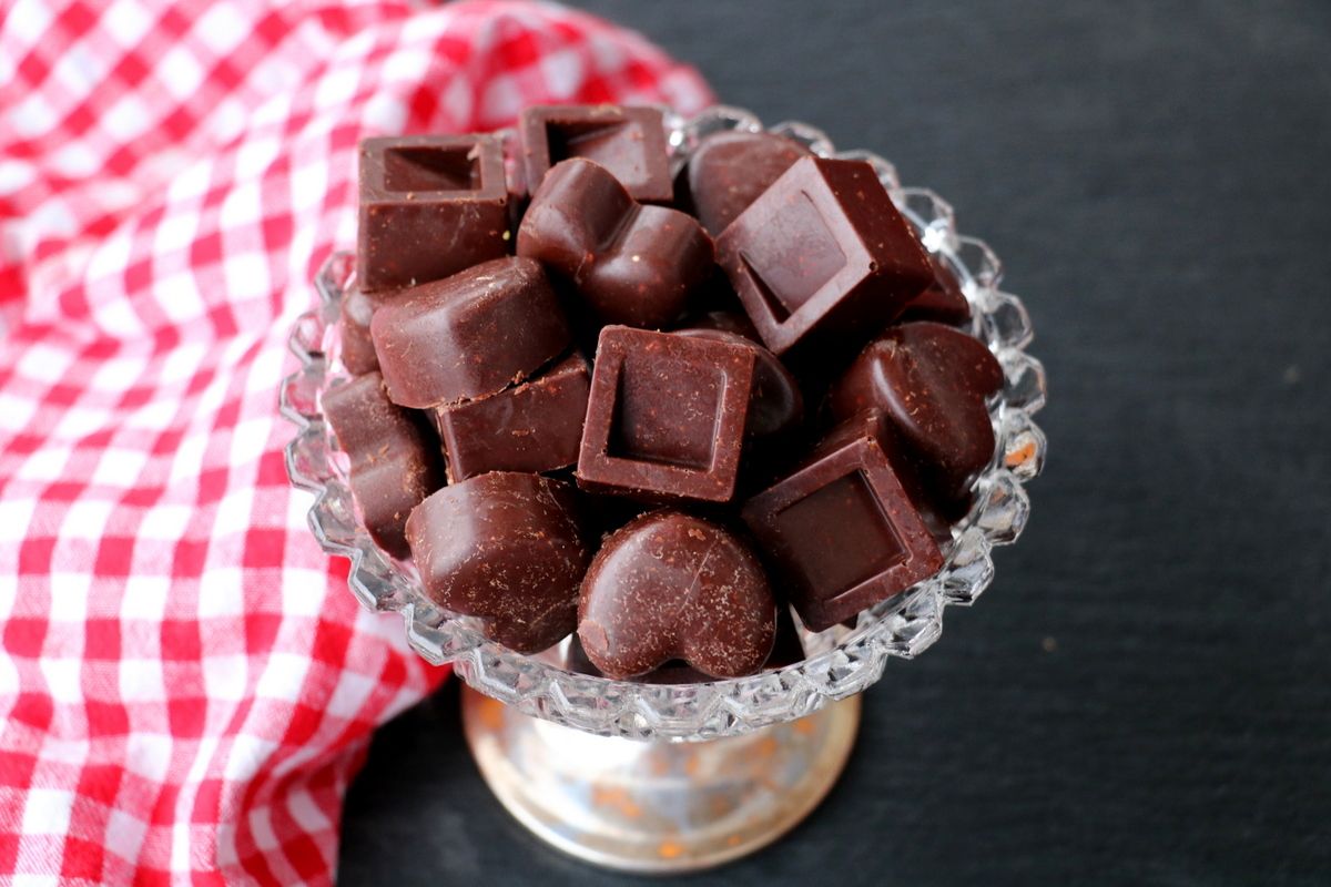 Heimelaga peanøttsmør-sjokolade