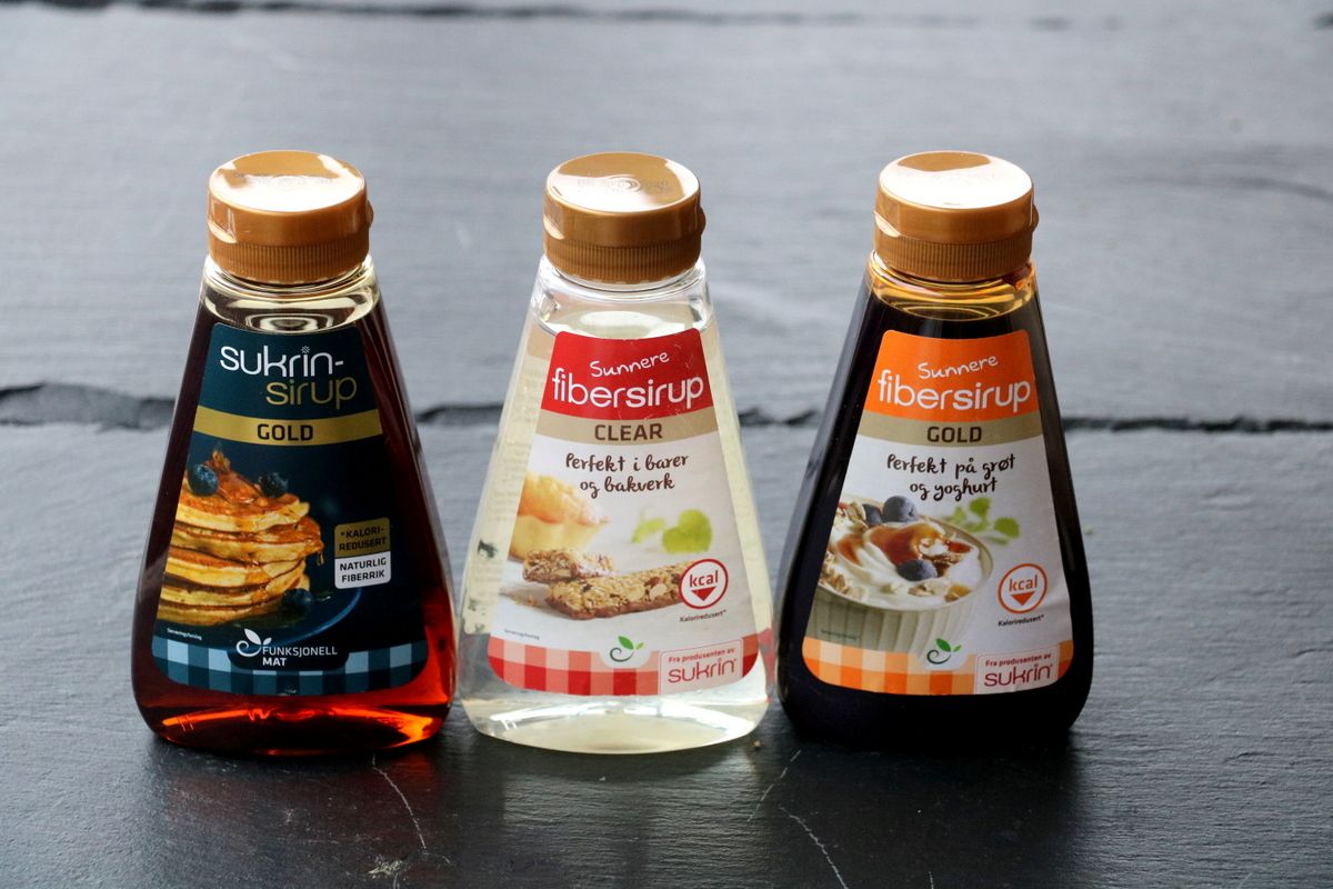 Kva er greia med Fibersirup og den nye Sukrinsirupen?