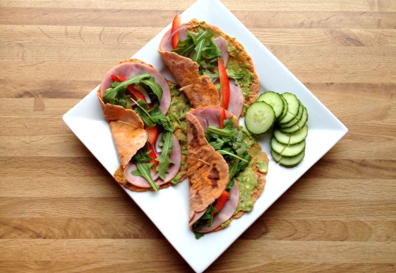 Saftige søtpotetlomper