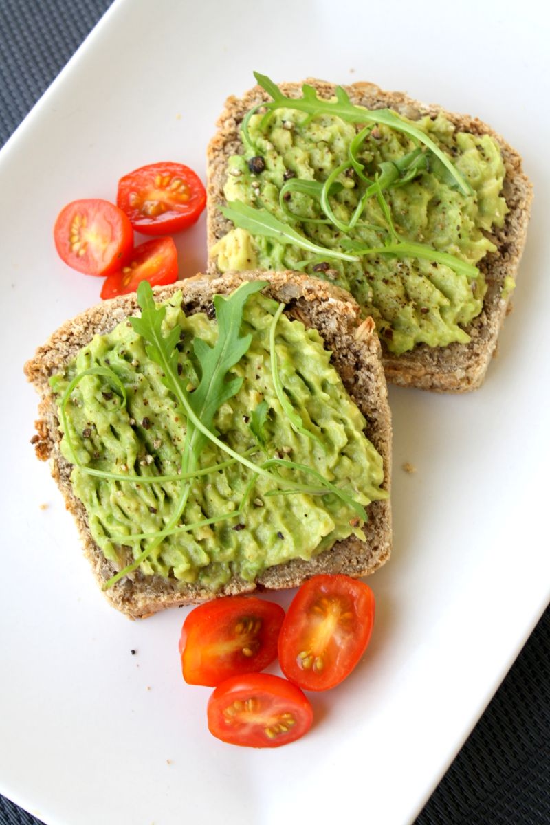 Smashed avokado toast