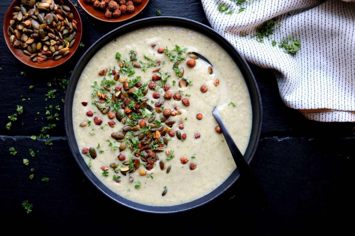 Blomkål- og brokkolisuppe