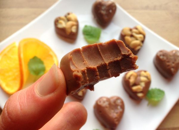 Magre sjokoladefugde karameller